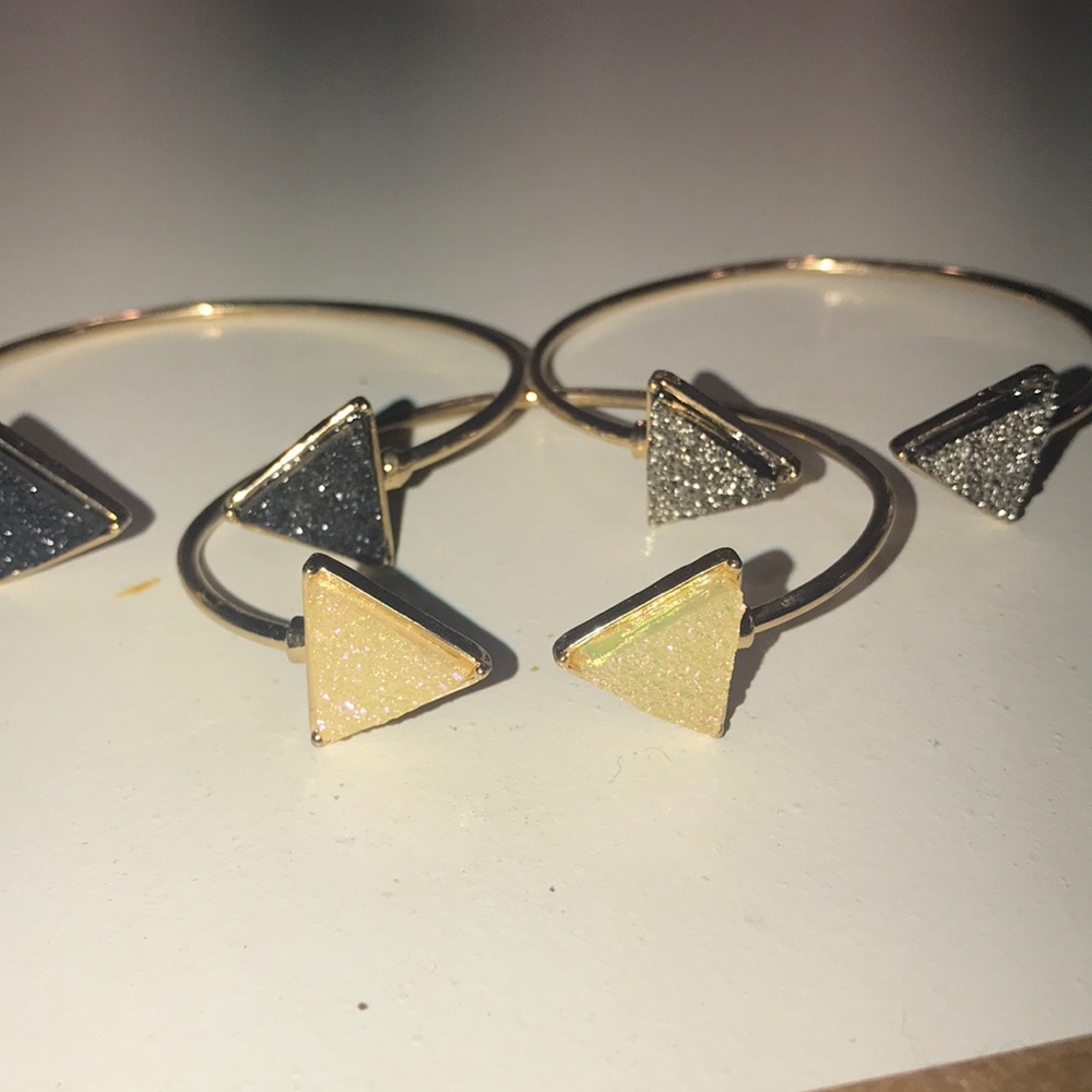 Druzy bangles